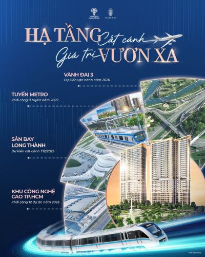 Vinhomes Grand Park: Hạ tầng cất cánh - Giá trị vươn xa