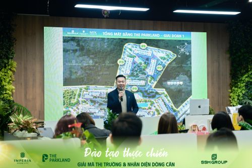 Điểm tin quan trọng trong buổi đào tạo dự án The Parkland - Phân Tích Thị Trường & Nhận Diện Dòng Căn