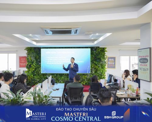 SSM Group đào tạo chuyên sâu: Đội ngũ kinh doanh Masteri Cosmo Central hừng hực khí thế chinh phục dự án