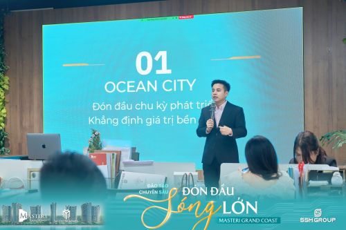 SSM Group đào tạo chuyên sâu dự án Masteri Grand Coast: Chinh phục tâm điểm sống mới tại trái tim Ocean City