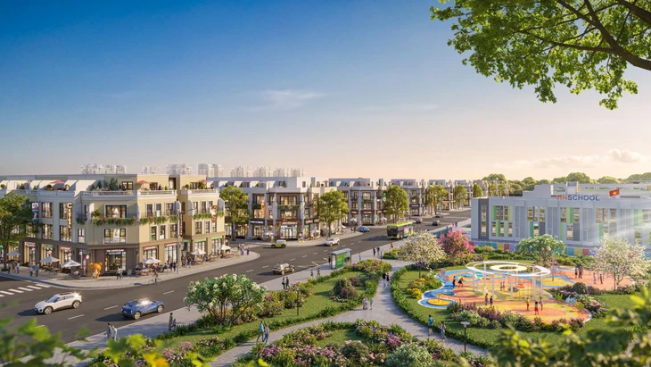 Chỉ từ gần 1 tỉ đồng sở hữu nhà phố giãn xây Vinhomes Green City