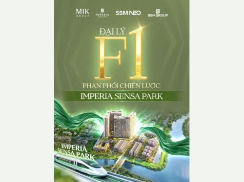 SSM Group trở thành Đại lý F1 chiến lược phân phối Imperia Sensa Park