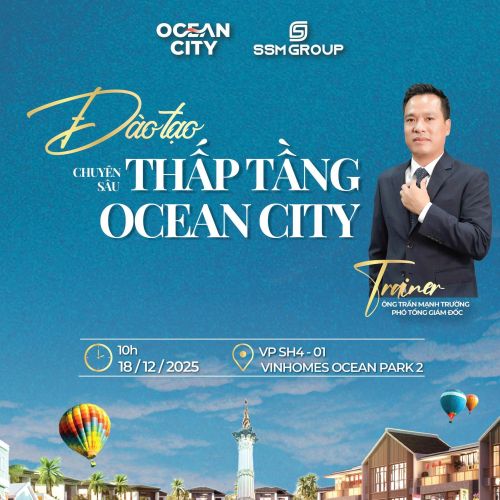 SSM Group: Đào tạo chiến lược bán hàng thấp tầng Ocean City - Bứt phá doanh thu cuối năm 2025