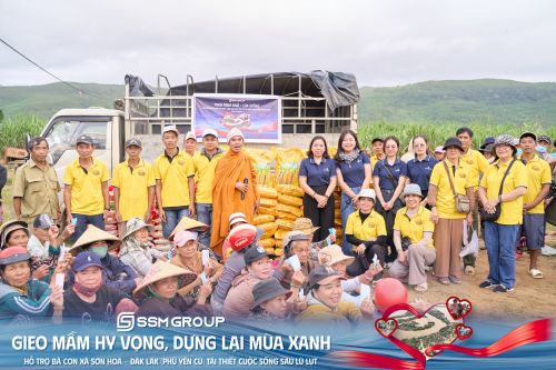 SSM Group chung tay tái thiết cuộc sống sau lũ cùng bà con Xã Sơn Hoà (Đắk Lắk)