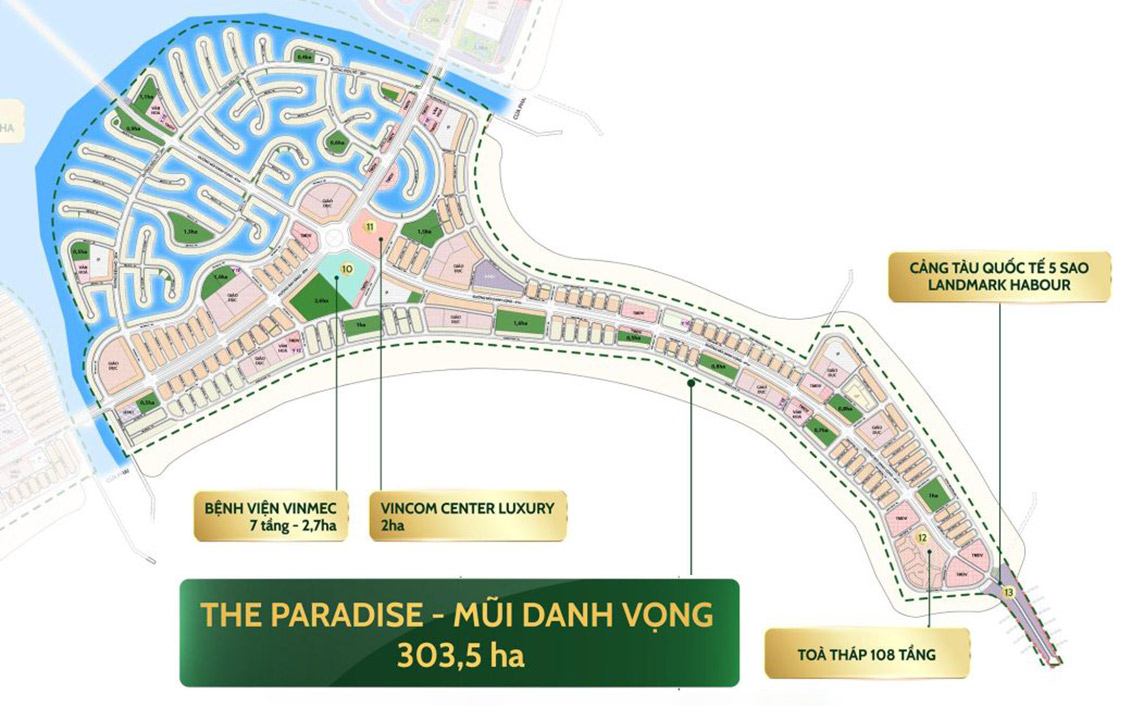 Ph&acirc;n khu The Paradise - Mũi Danh Vọng