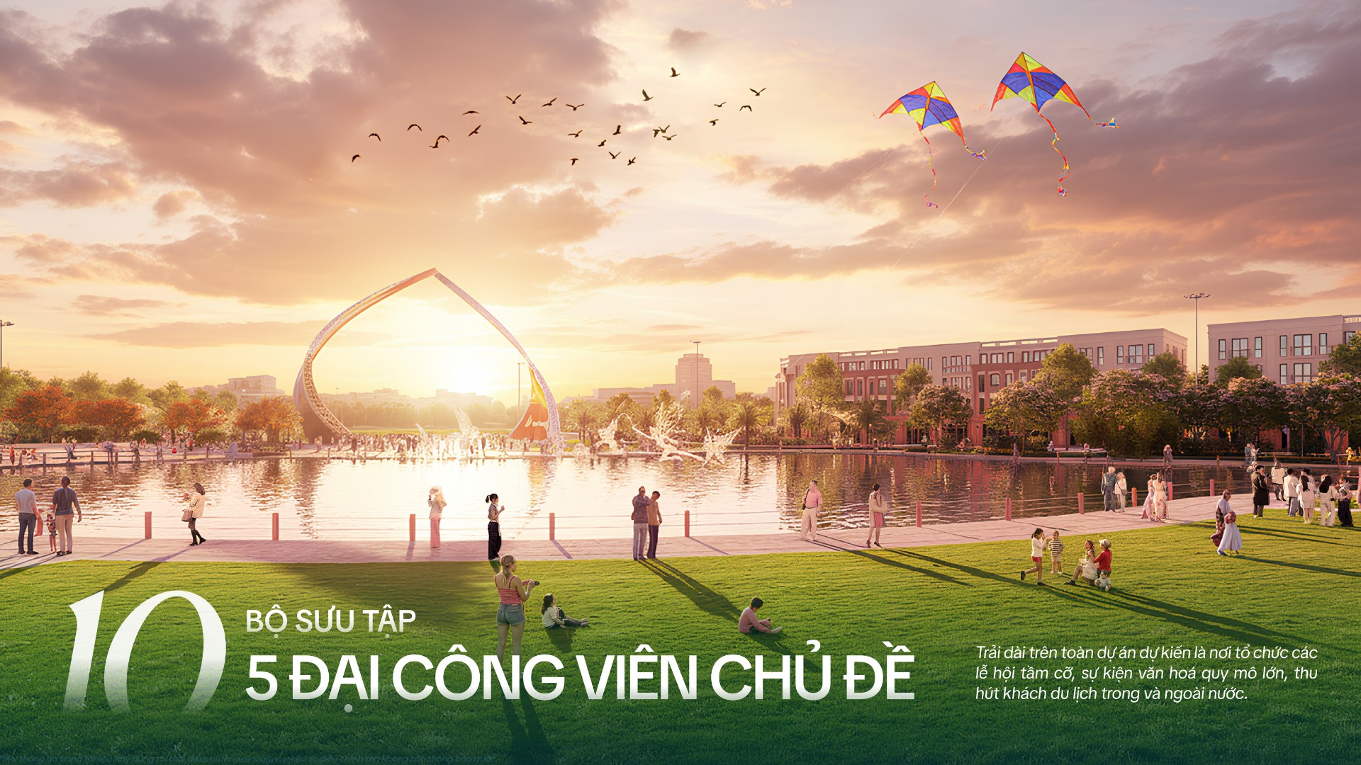 Bộ Sưu tập 5 đại c&ocirc;ng vi&ecirc;n chủ đề