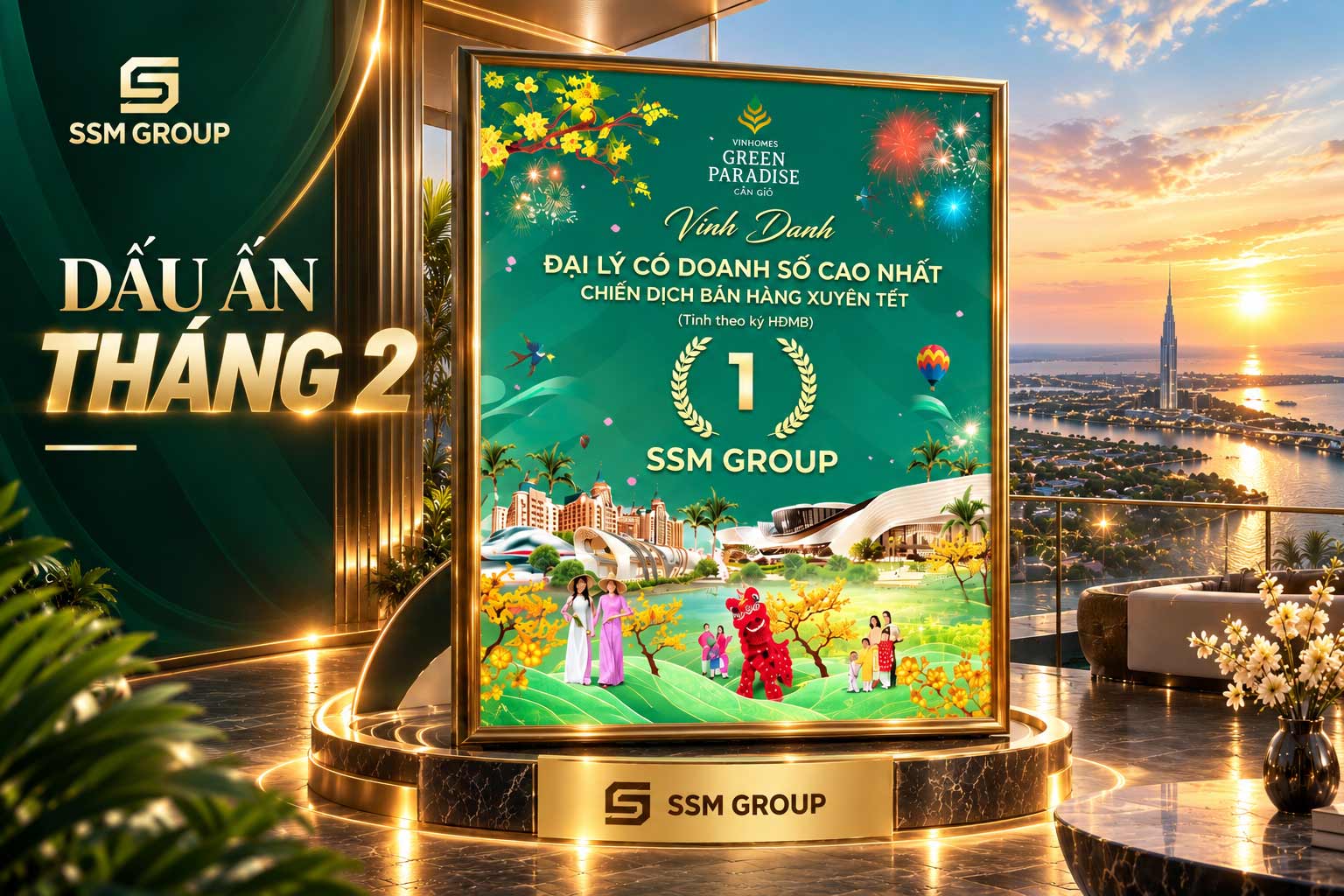Tháng 2/2026 – Top 1 doanh số chiến dịch xuyên Tết