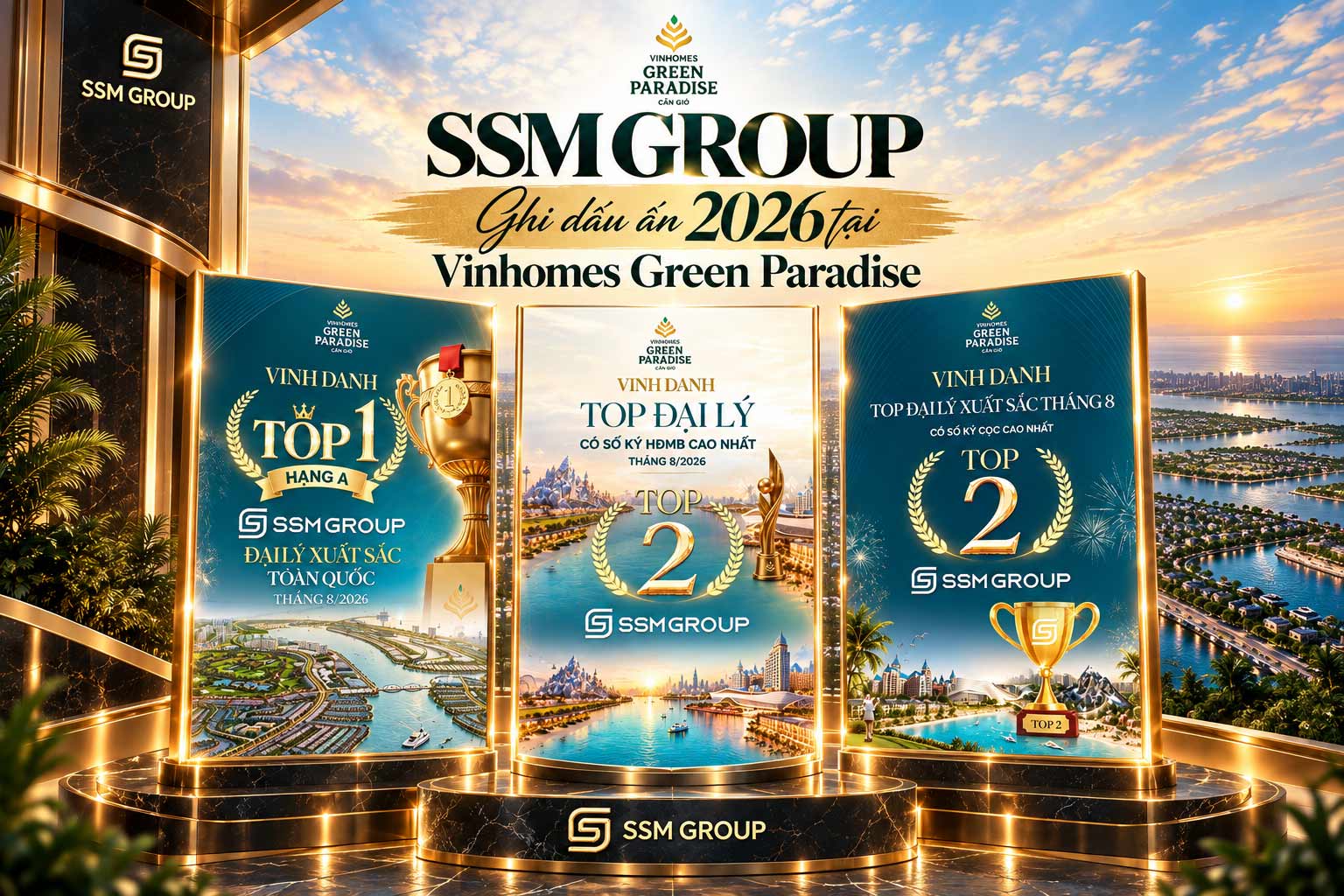 Tháng 8/2026 – Top 1 Đại lý Hạng A xuất sắc toàn quốc