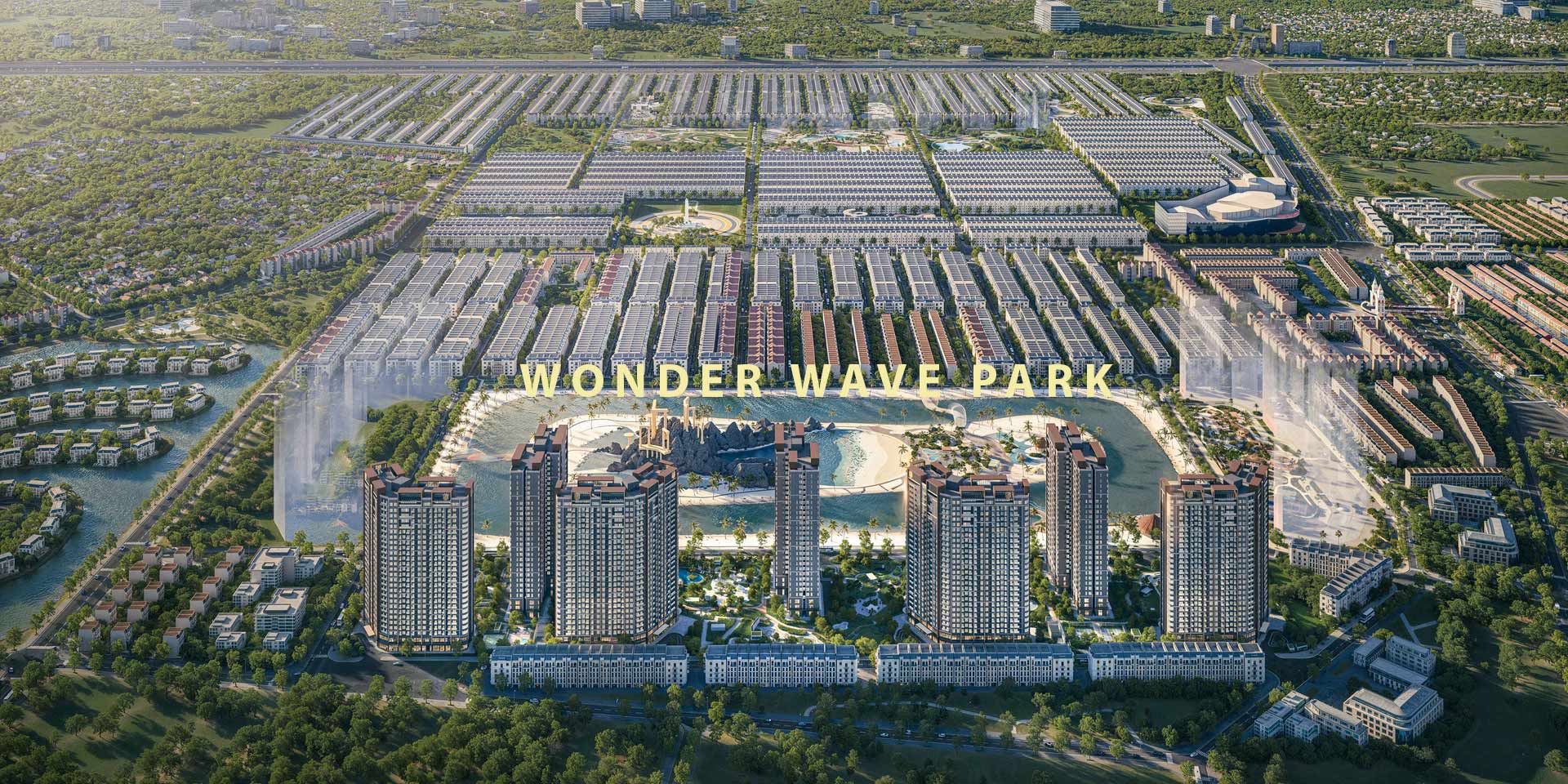 Vị thế độc bản - Ôm trọn khoảng không mặt hồ Wonder Wave Park