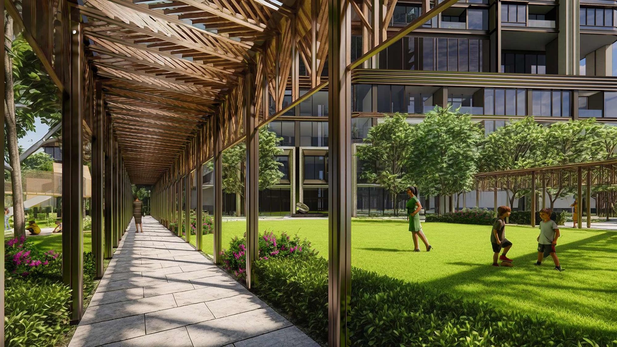 Forest Court -  TR&Aacute;I TIM XANH CỦA KHU VƯỜN