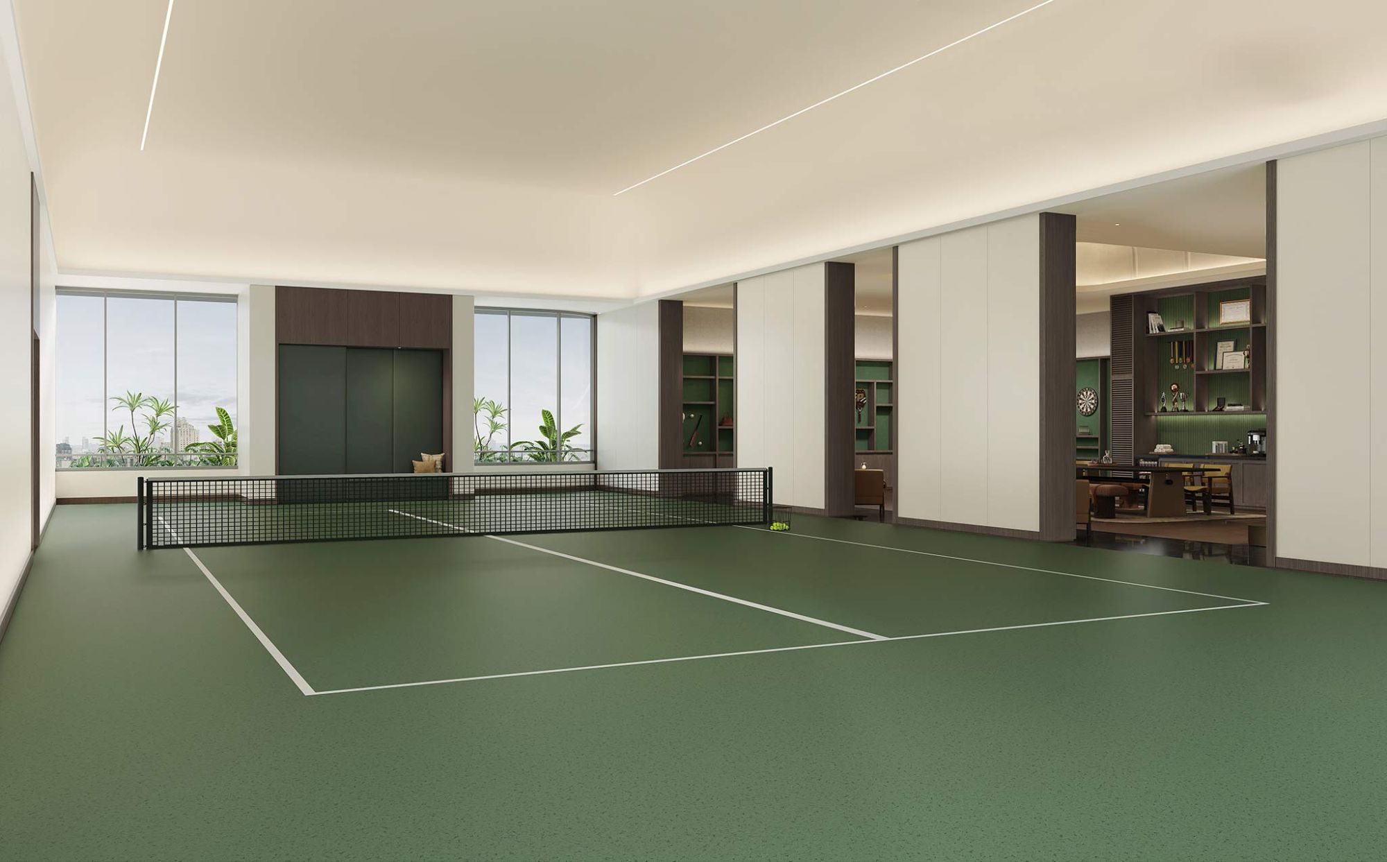 S&acirc;n pickleball trong nh&agrave;