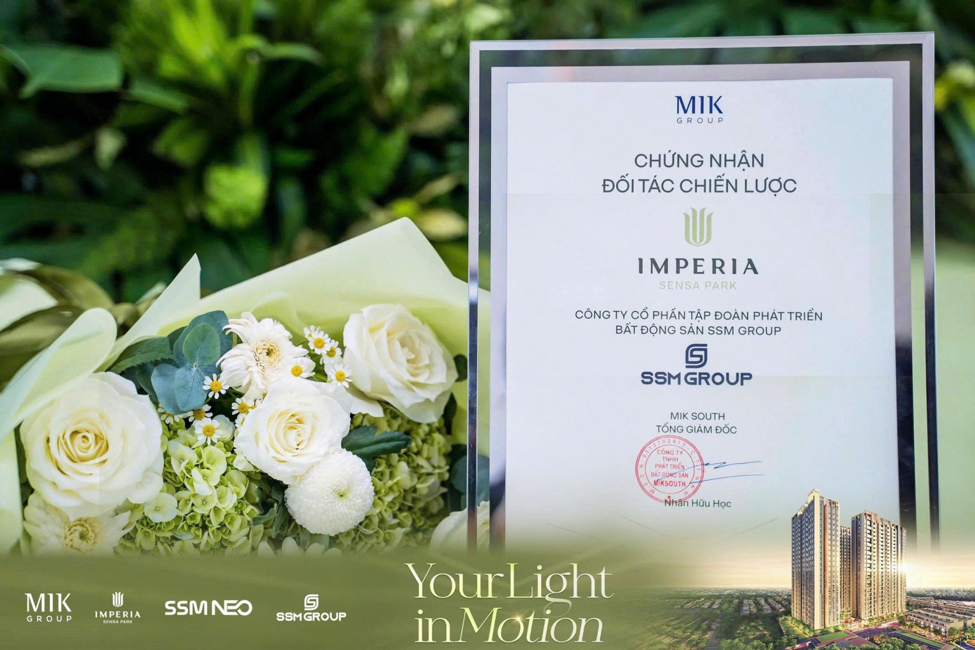 SSM Group khẳng định vị thế Đại lý F1 chiến lược dự án Imperia Sensa Park
