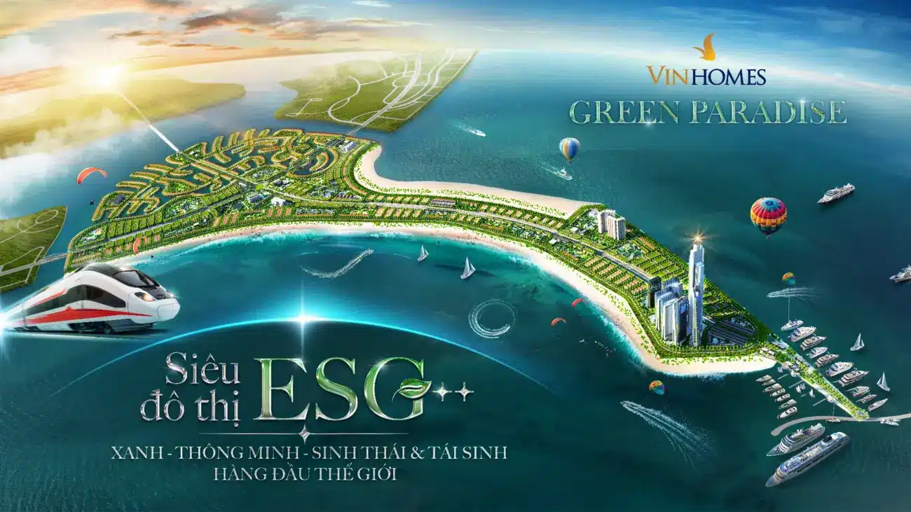 Vinhomes Green Paradise Cần Giờ – Dự án Vinhomes dẫn đầu xu hướng đô thị sinh thái