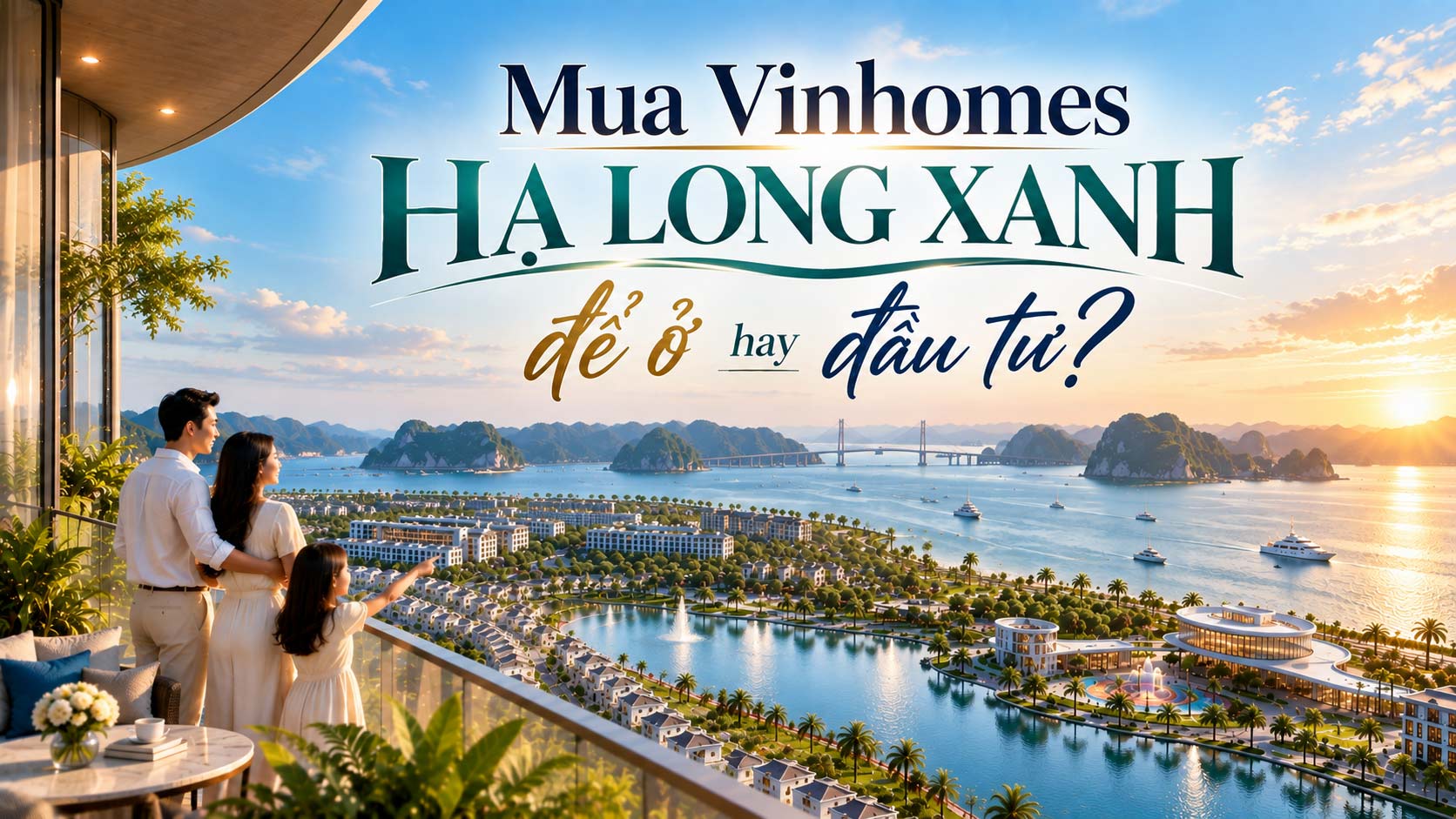 Mua Vinhomes Hạ Long Xanh để ở hay đầu tư?