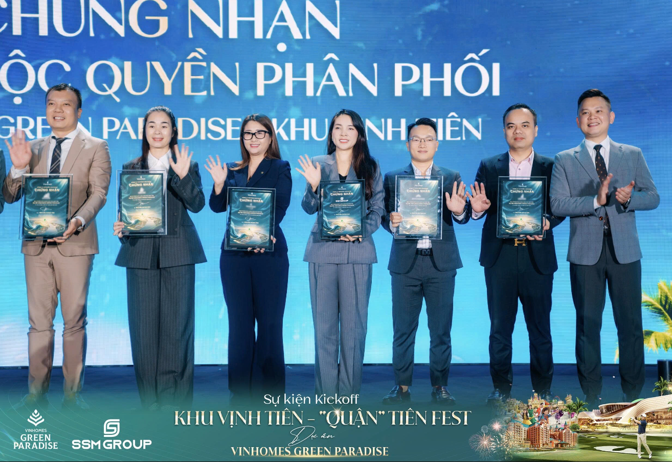 SSM Group tiếp tục khẳng định vị thế Đại lý hạng A của Vinhomes