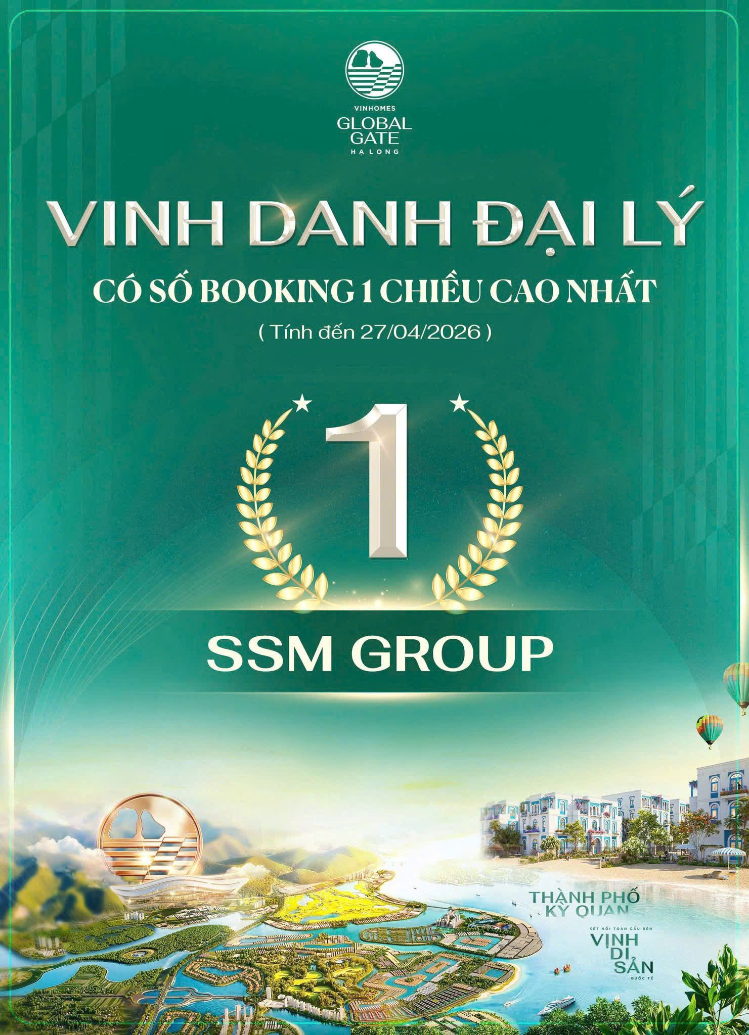 ssm group top 1 booking du an ha long