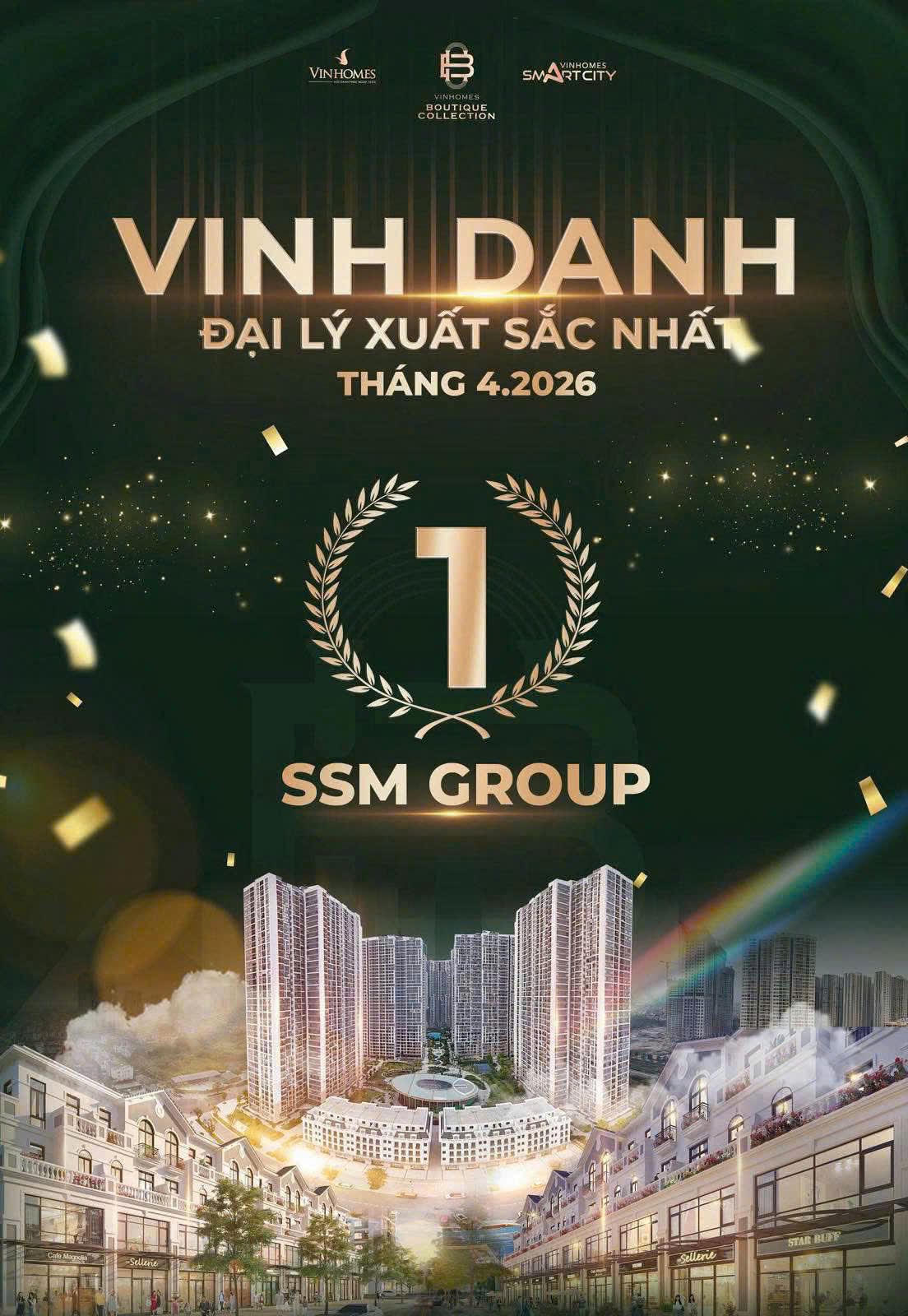 ssm group top 1 dai ly ban hang vinhomes smartcity