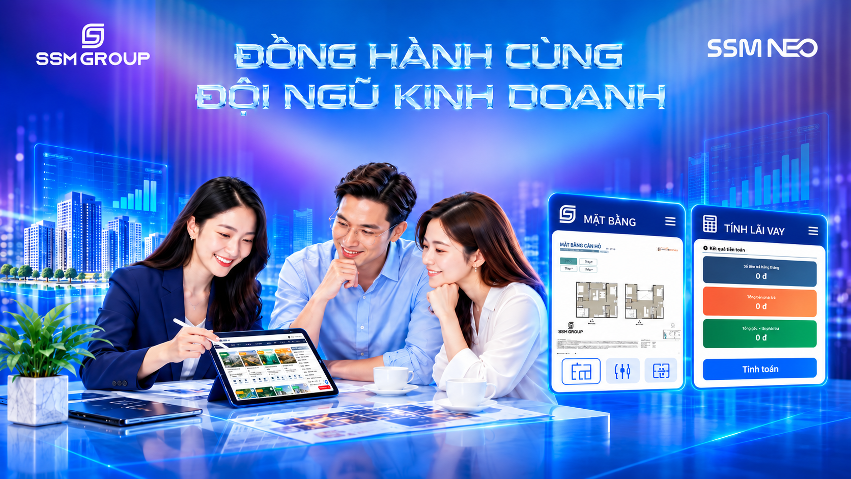 Công cụ gắn với từng bước làm việc của đội ngũ kinh doanh 