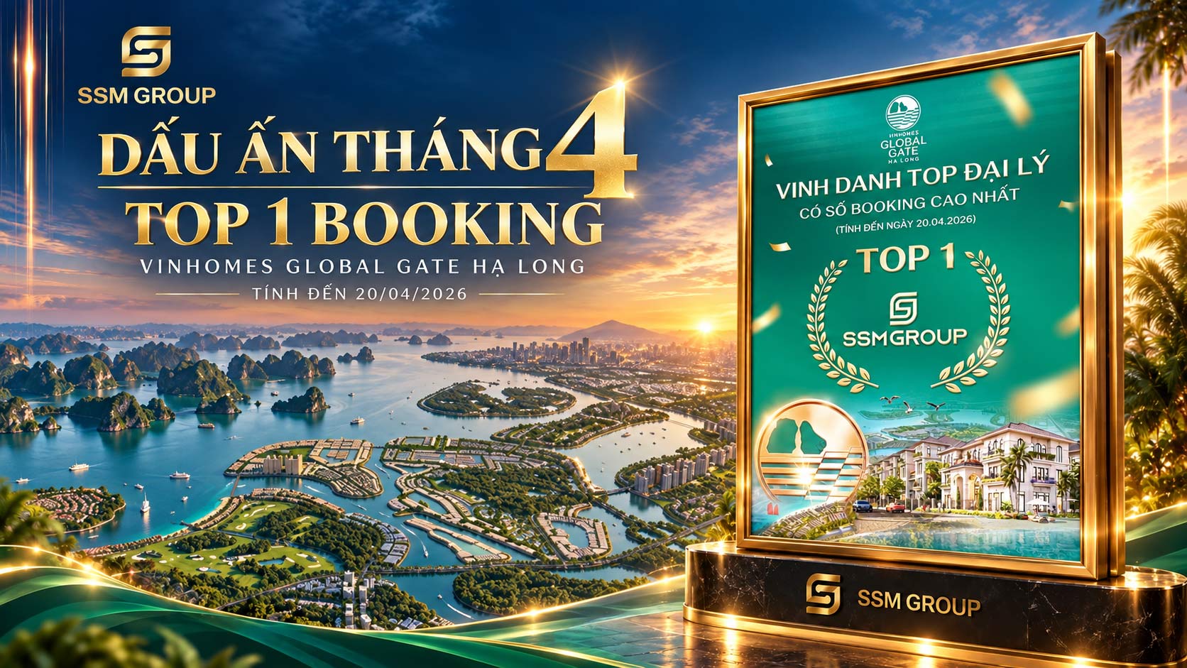 Tháng 4: Dấu mốc đầu tiên về số booking