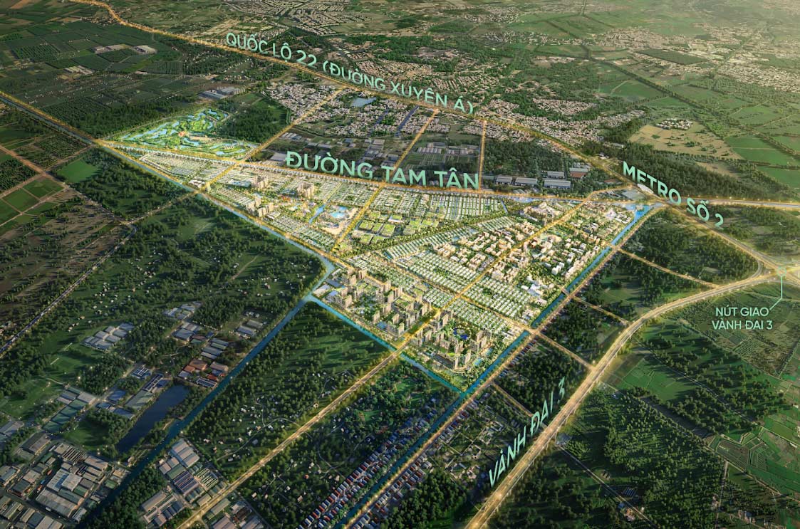 Trung tâm của một đại đô thị quy mô hàng đầu khu vực