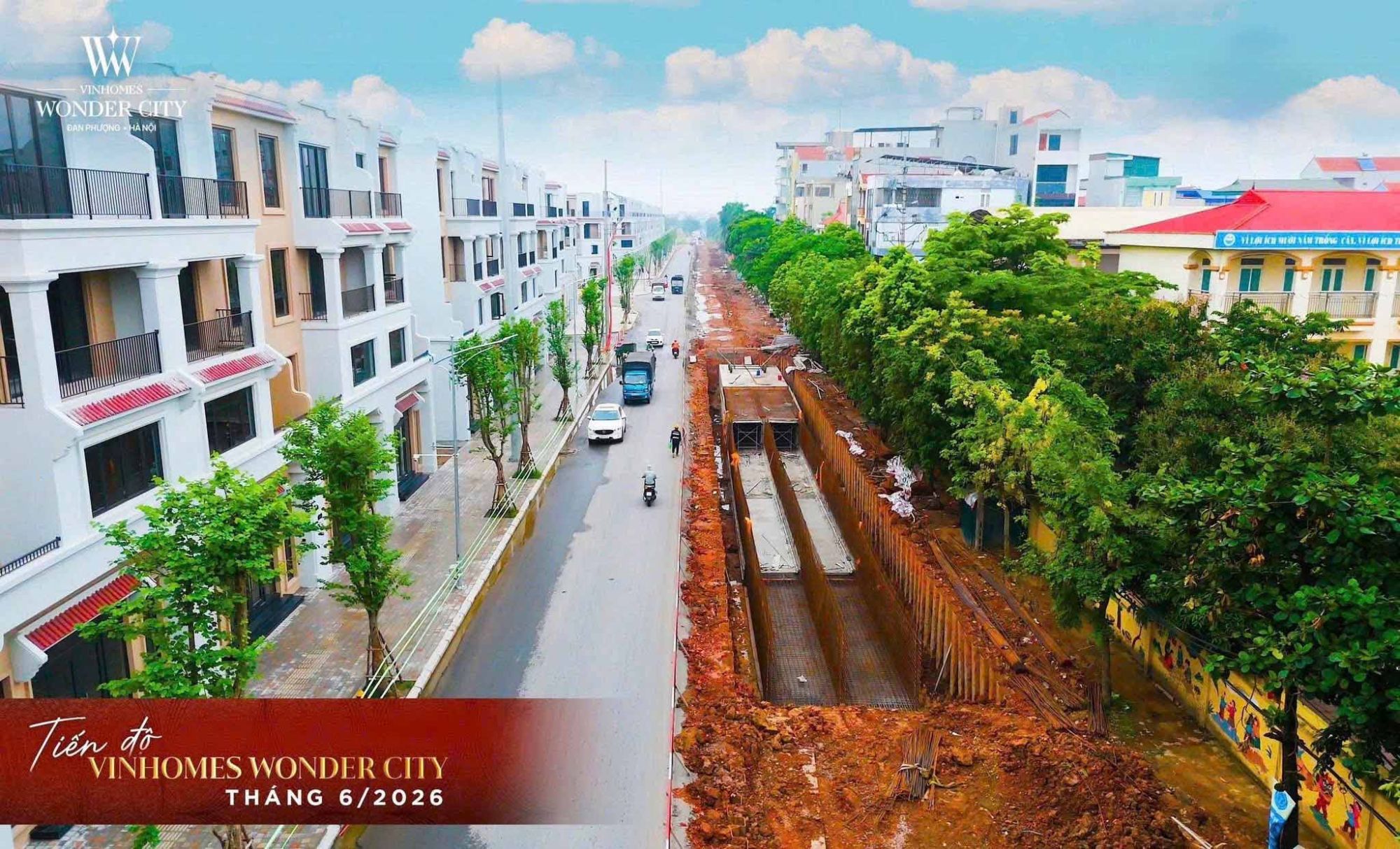 Tiến độ tháng 6/2026